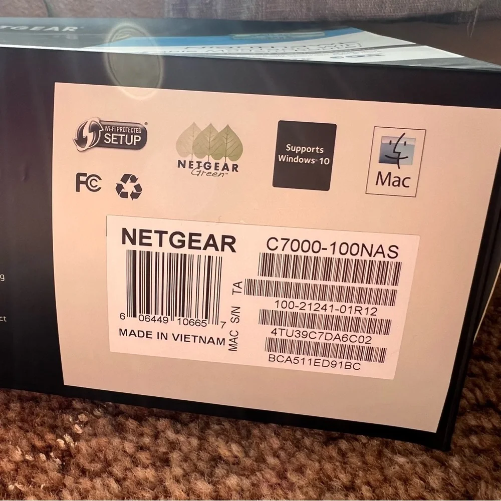 NETGEAR Nighthawk Cable Modem WiFi Router AC1900 Built-In DOCSIS - Picture 10 of 15